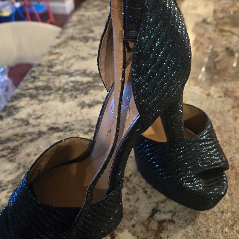 Jessica Simpson Elegant Black High Heels